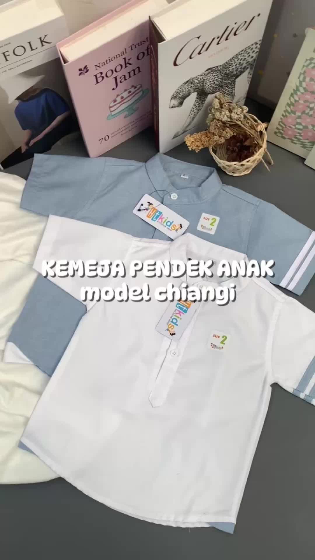 Kemeja Lengan Pendek Anak Laki-Laki Chiangi KMJ06 1 - 5 Tahun