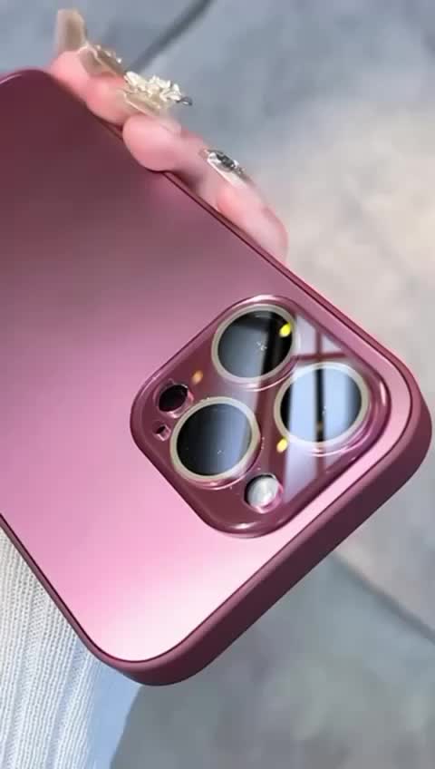 New!! Logo Case Lux AG Matte 11 12 13 14 15 Pro Max Hard Elegan Casing Camera Protection