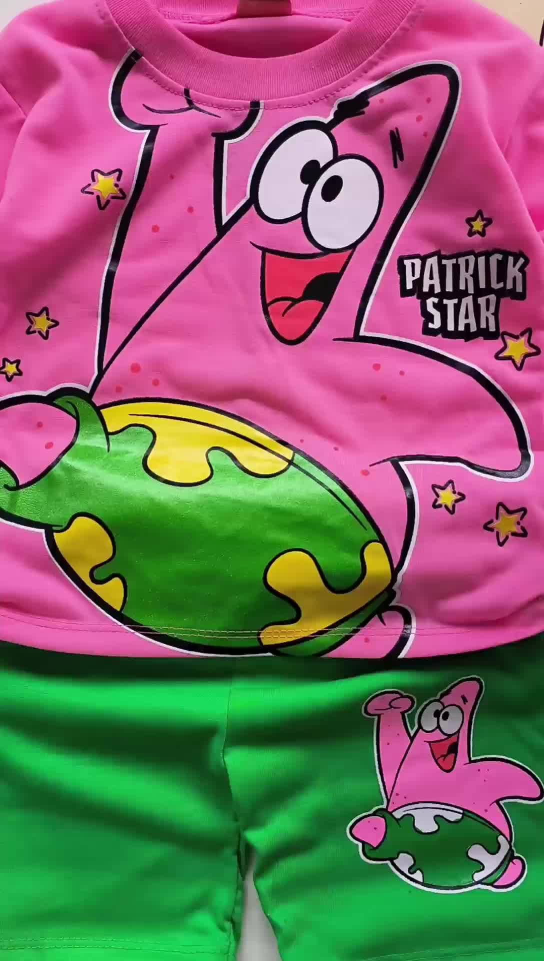 SETELAN ANAK LAKI LAKI PATRICK SPONGEBOB AND FRIEND BAJU ANAK COWOK MOTIF KARTUN LUCU BISA PAKAI TOPI UNTUK UMUR 1-10 TAHUN Anak-Anak Perempuan Parsel daily 4-5 tahun setelan resmi & setelan