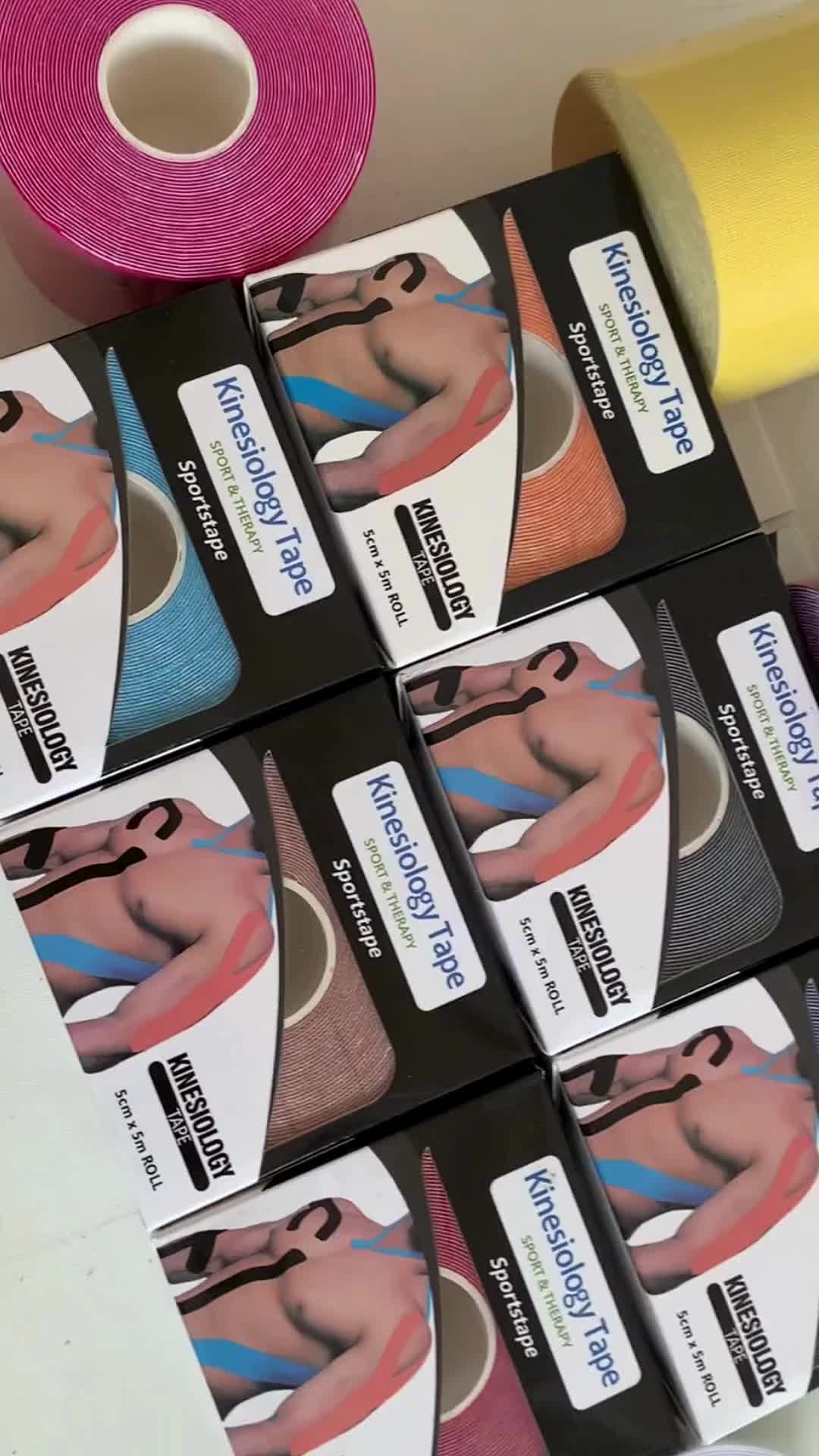 Kinesio Tape Kinesiology Tapping Olahraga Sport Terapi 5cm x 5m Roll Elastis