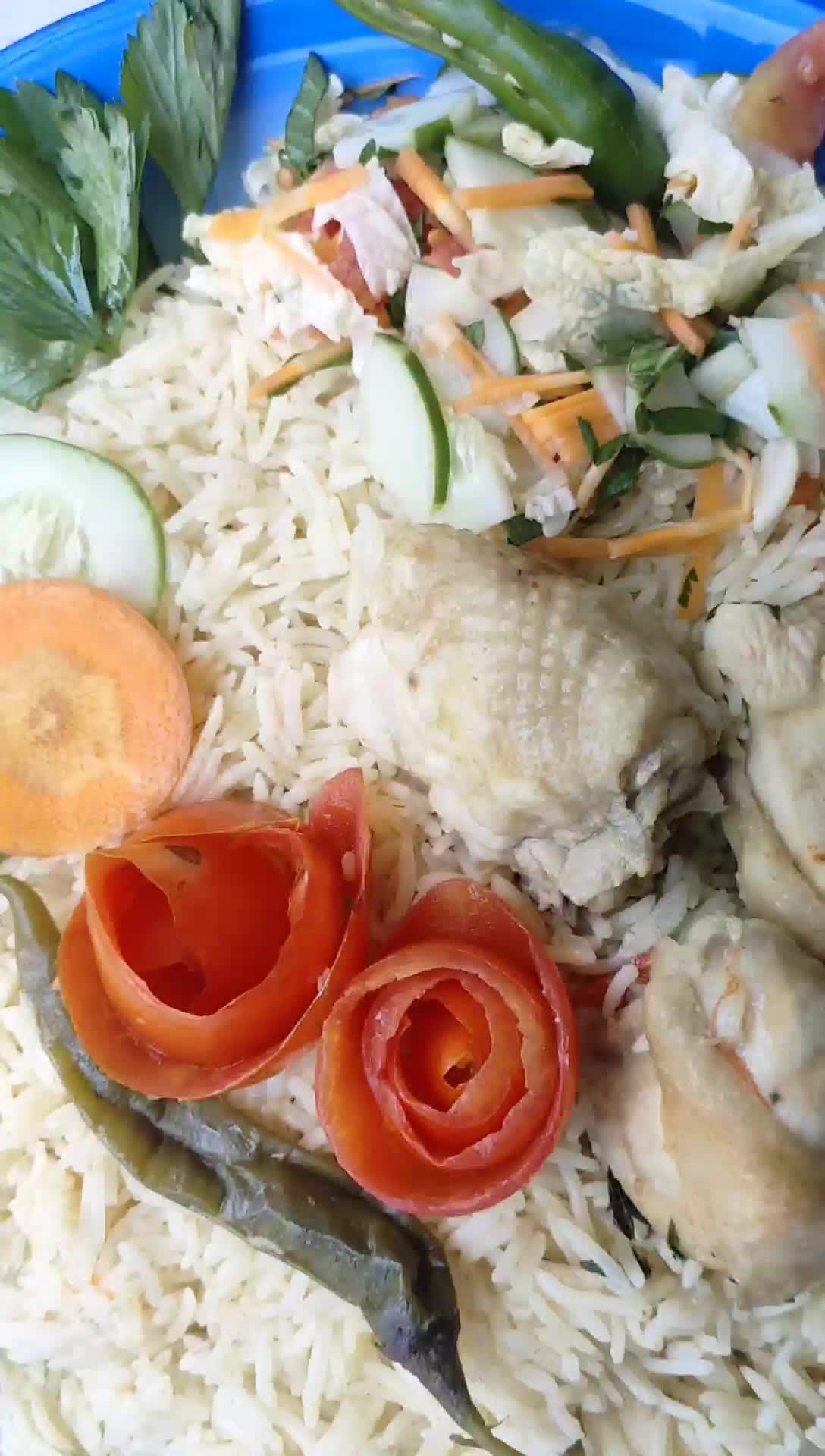 Beras basmati instan dengan bumbu