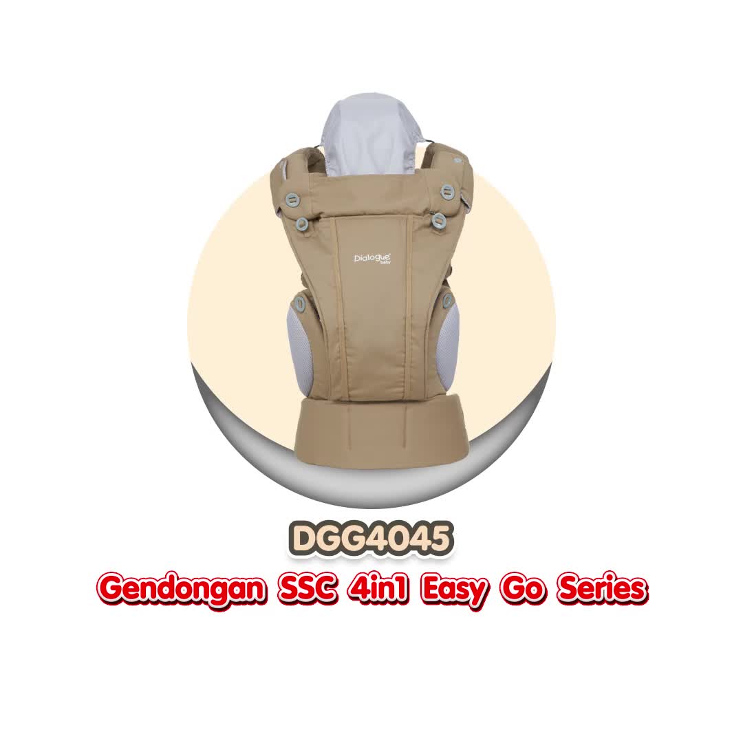 Dialogue Baby Gendongan Bayi New Born SSC M-Shape 4 IN 1 Easy Go Series DGG4045