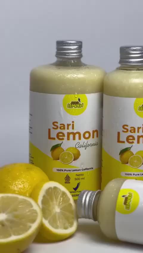 Suur Lemoen BPOM Sari Lemon Murni 500 ml - SUUR LEMOEN DISTRIBUTOR BEKASI