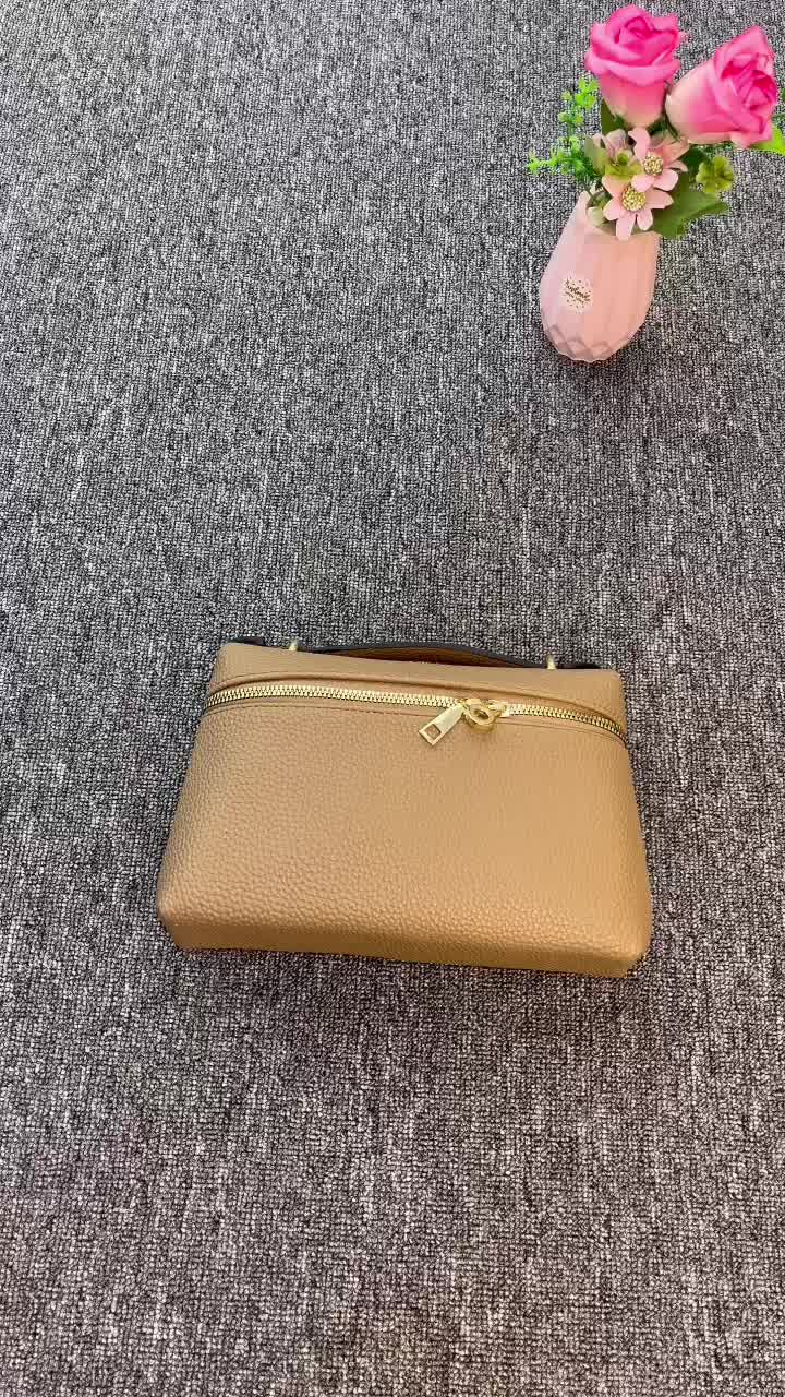 Tas slempang wanita loora piana Tas teng-teng Top Handle bag tas bahu wanita tali bisa diatur Black Kulit