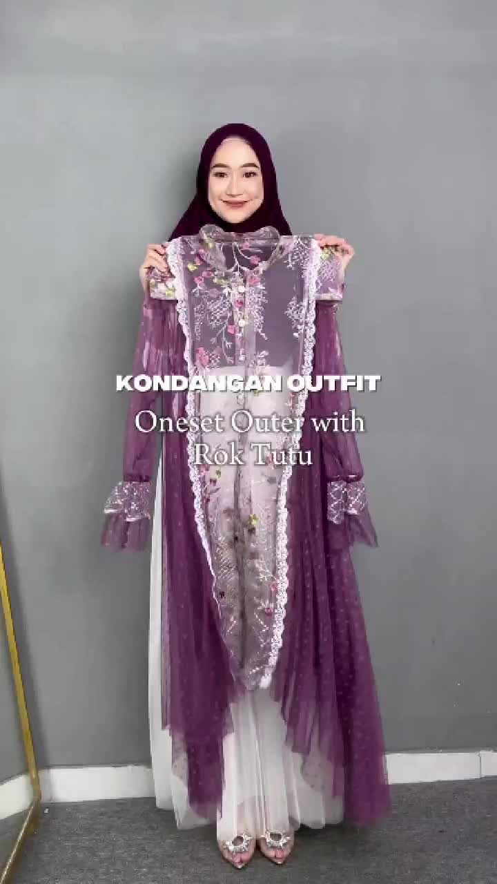 [Demore] - Rok Tutu Tile Panjang Wanita Putih Polos - Bawahan Casual Rempel Dewasa - Tulle Skirt Pesta Lapis Furing Remaja
