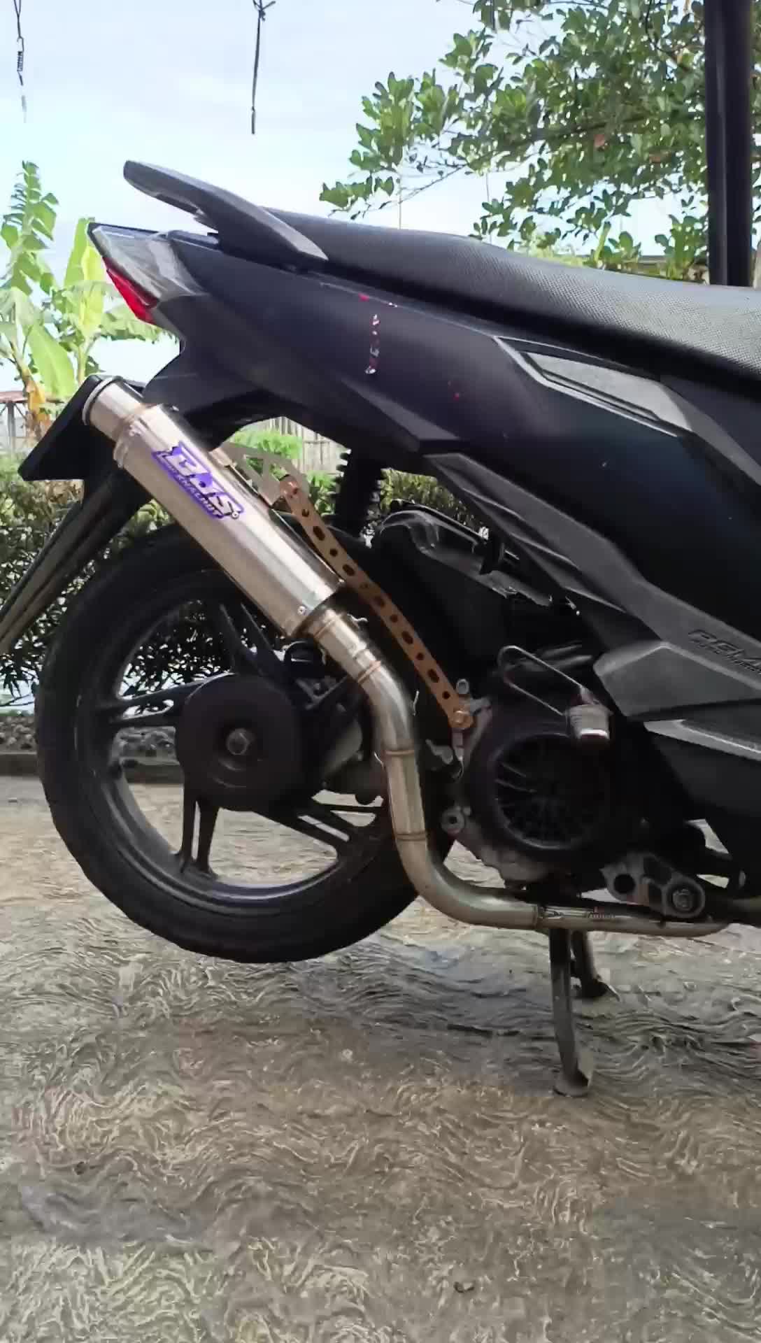 silincer tabung knalpot salemba dan samlong inlet 38mm out 50mm original bjs knalpot Asli Kendaraan Motorcycle Mesin