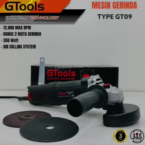 Mesin Gerinda 4 INCH GTOOLS EROPA GT11  Angle Grinder Multifunction / GURINDA GRINDA