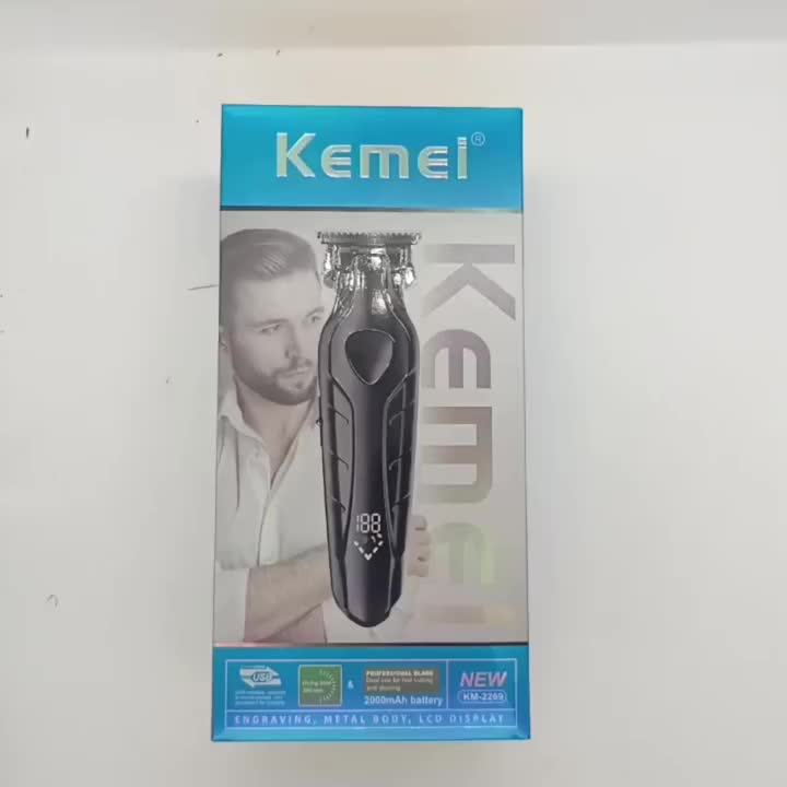 【COD】Original Alat Cukur Rambut Elektrik Hair Clipper Rambut Kemei KM-2269 / KM-2269 Alat Pencukur Kumis Jenggot Professional Pemotong Rambut / Trimmer