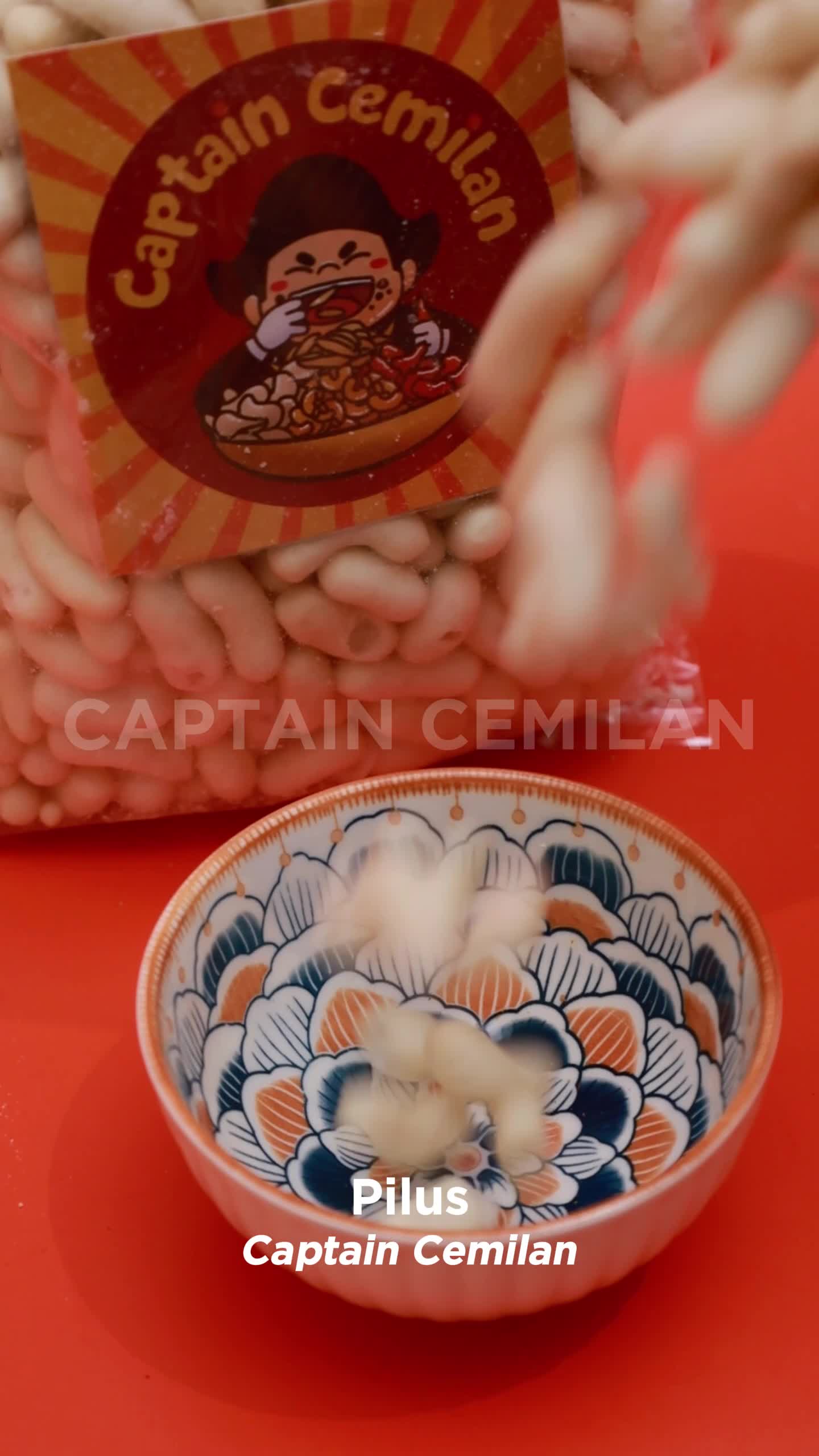 500gram Pilus Kapsul Original Ikan Tenggiri asin gurih renyah Captain Cemilan snack kiloan makanan ringan