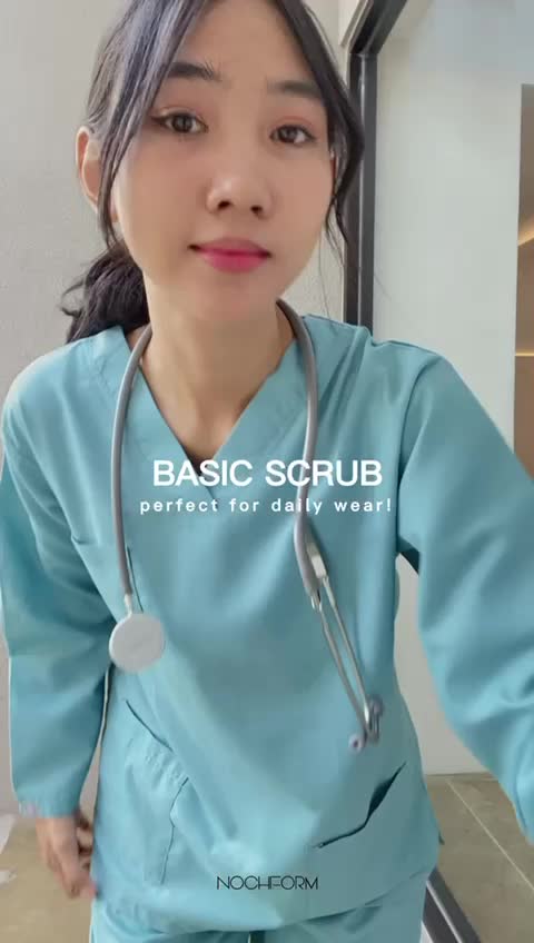 NOCHFORM (VOL 2) Doctor’s Scrub/ Set Baju Celana Jaga OKA / Baju OK Dokter / Baju OK Perawat / Baju Medis Lengan Panjang
