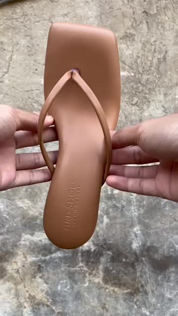 Sandal Wanita Hak Tahu Tali Jepit 5cm / Heels Wanita Jepit Santai 5cm