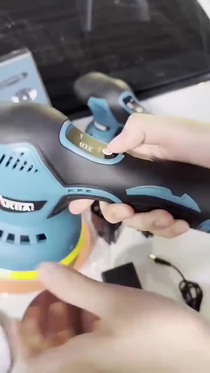 Victool Mesin Poles Body Mobil Mesin Poles Cordless 8 speeds baterai lithium Mesin Poles Car Handle Logam