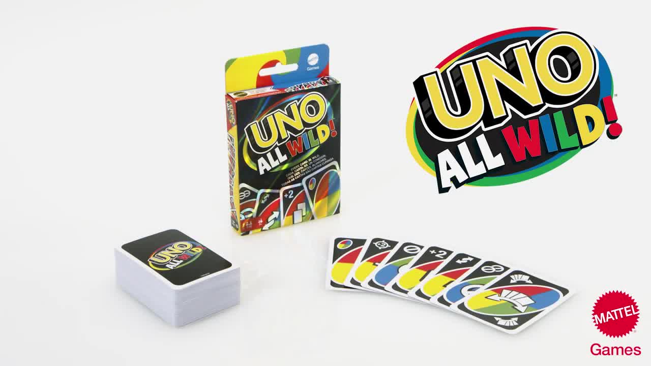 UNO All Wild Mattel - Permainan Hadiah Kartu Card Games