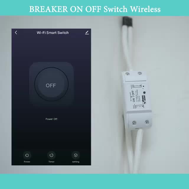 BARDI Smart BREAKER ON OFF Switch Wireless IoT Home Automation