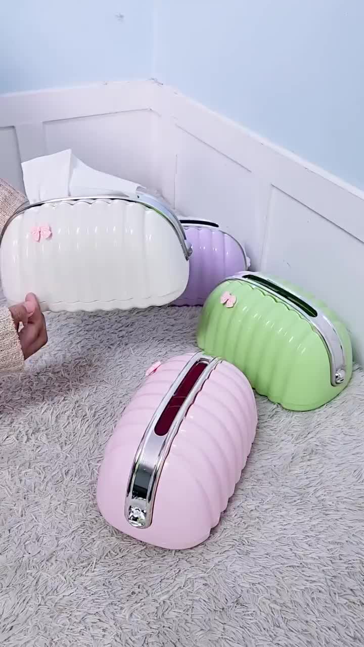 Store Tempat Tisu Desain Kerang Mini Pouch D82 Kotak Tisu Minimalis /Tissue Box