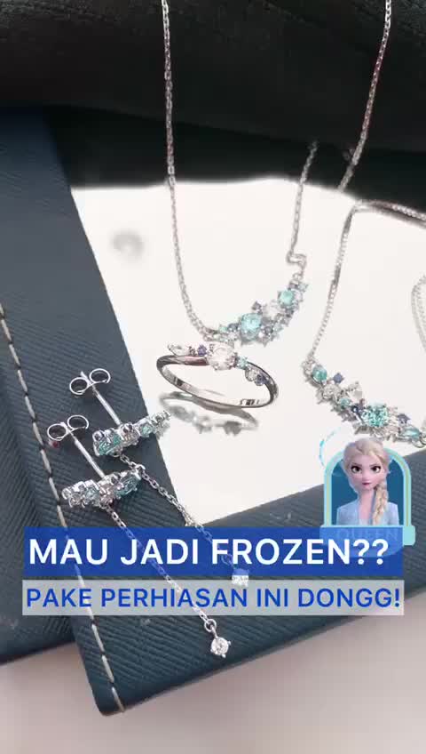 ANTING FROZEN SERIES - SANDRA DEWI - EMAS 18K - BUNGA TANJUNG GOLD