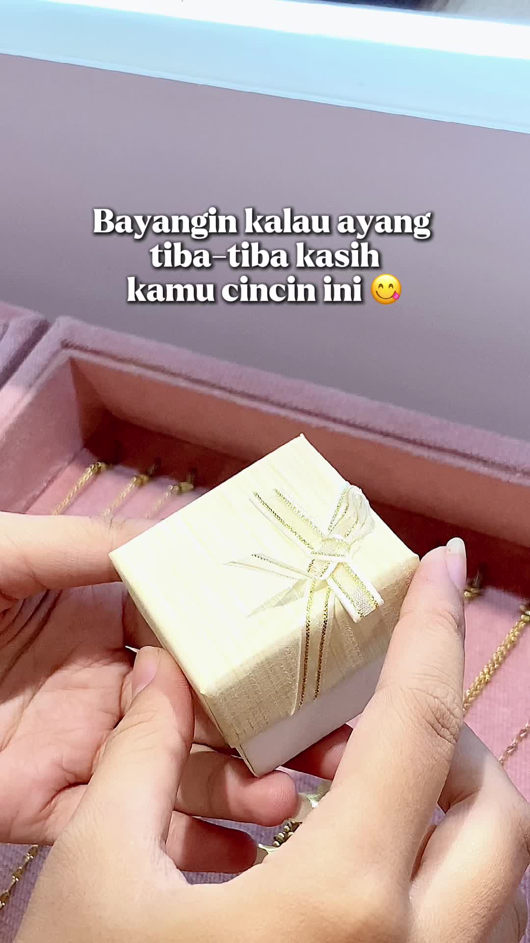 Panlandwoo - Cincin Wanita Darling - Cincin Simple Mewah Aesthetic Rings