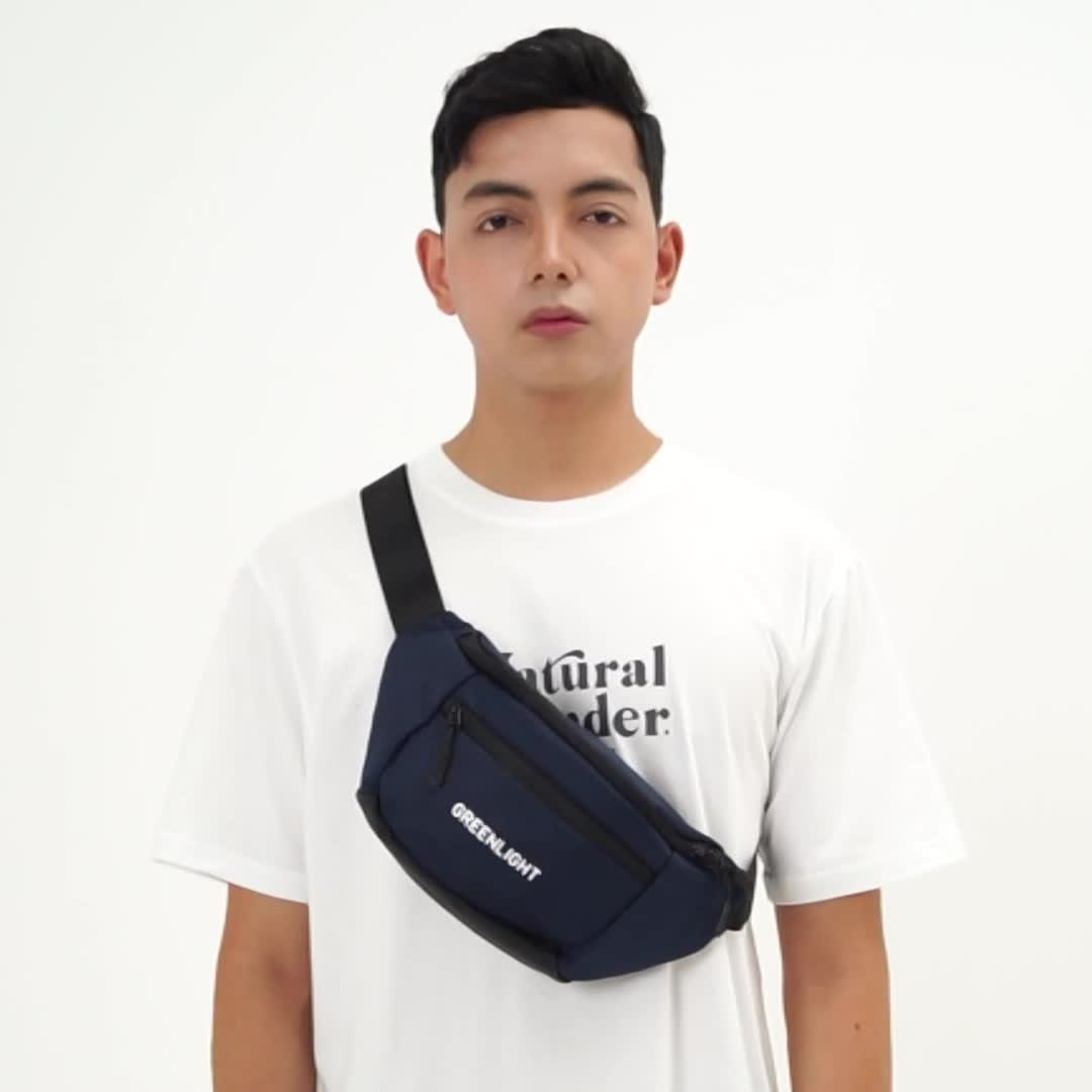 Greenlight Tas Pinggang Pria Waist Bag Polyester Coma OL-CG011124