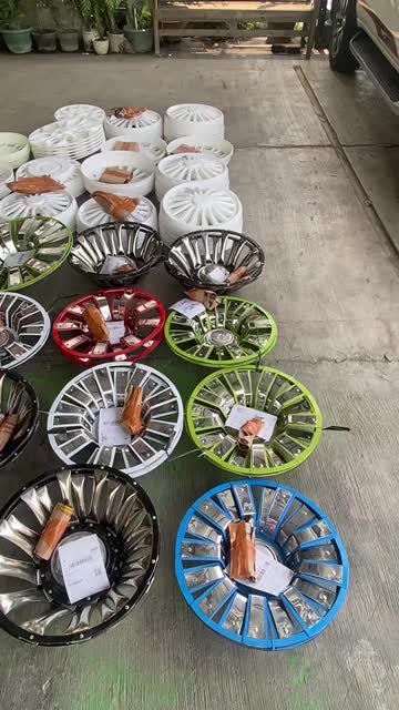 Dop Truck pickup Spider plat crom daun 9 Accessories Besi Dudukan Motorcycle