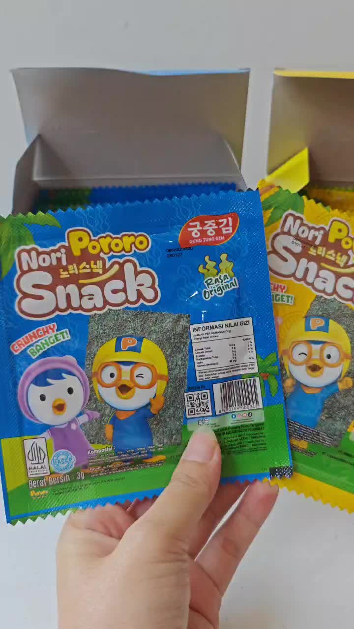 NORI PORORO SHEET RUMPUT LAUT BOX ISI 12 PCS