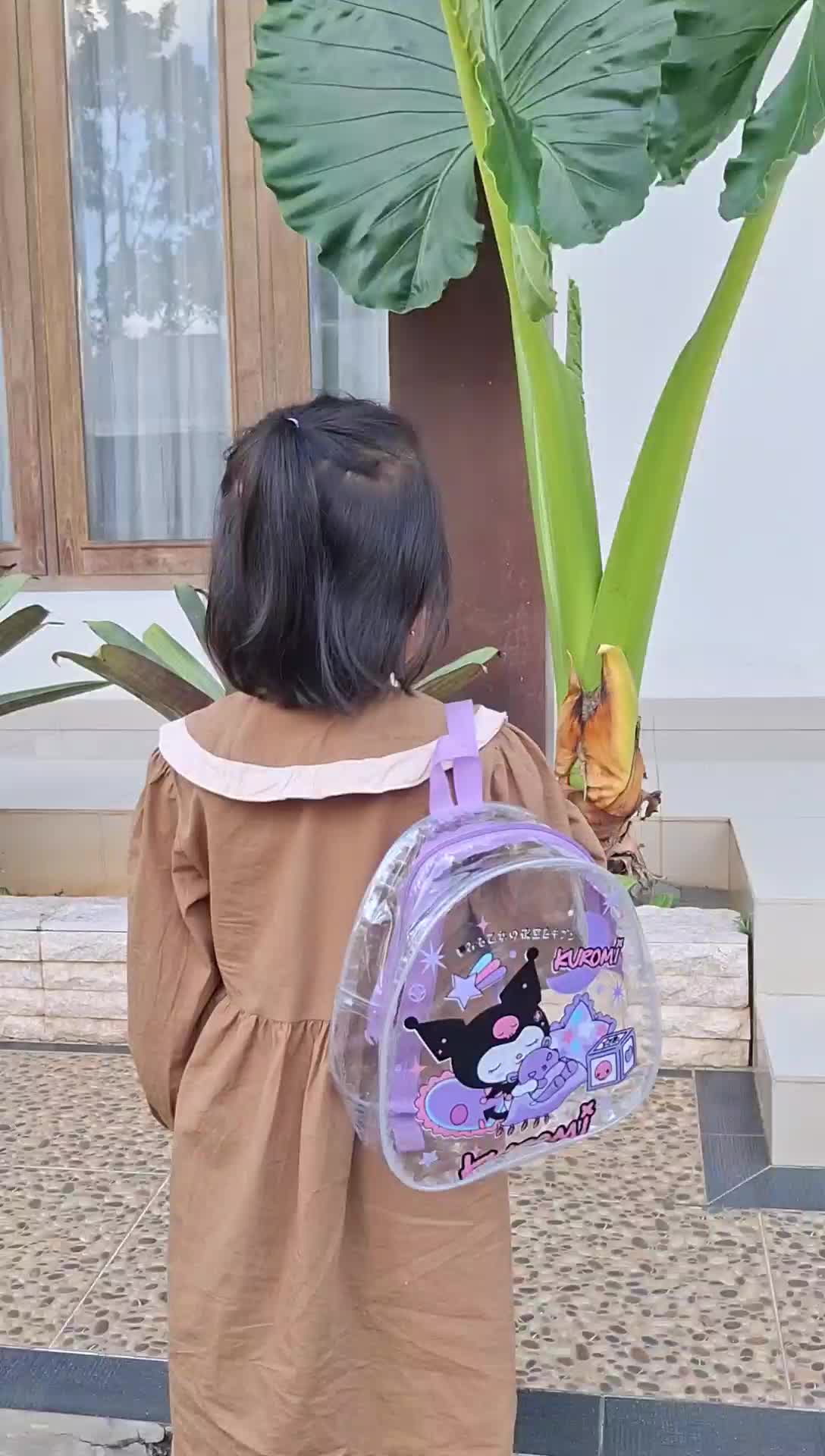 Tas Ransel/Tas Gendong Mika Transparant Karakter Favorite Anak