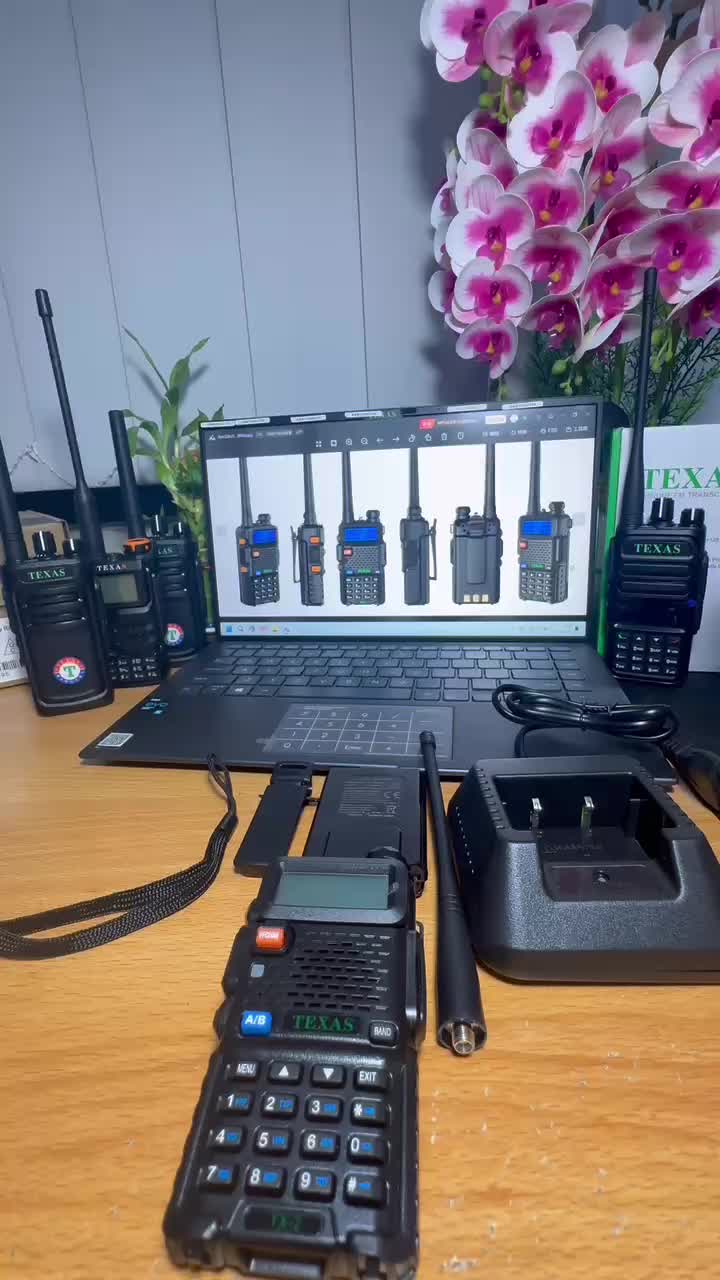 Walkie Talkie Texas Tx-2 Dualband 5KM 10 KM Garansi Internasional Ht