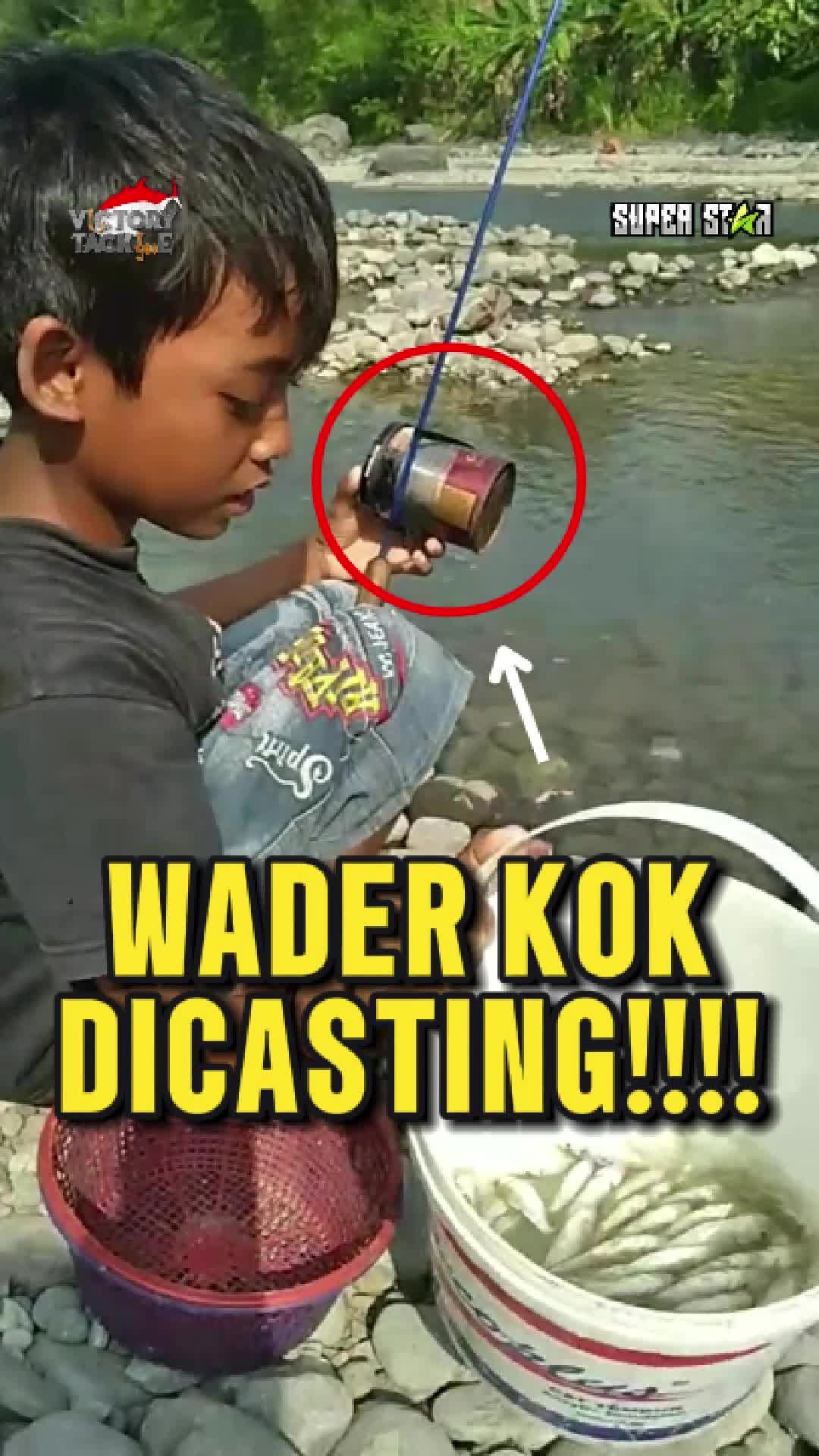 Umpan Pancing Superstar Rayap Lure Wader Hunter Ikan Jig Lure Mancing