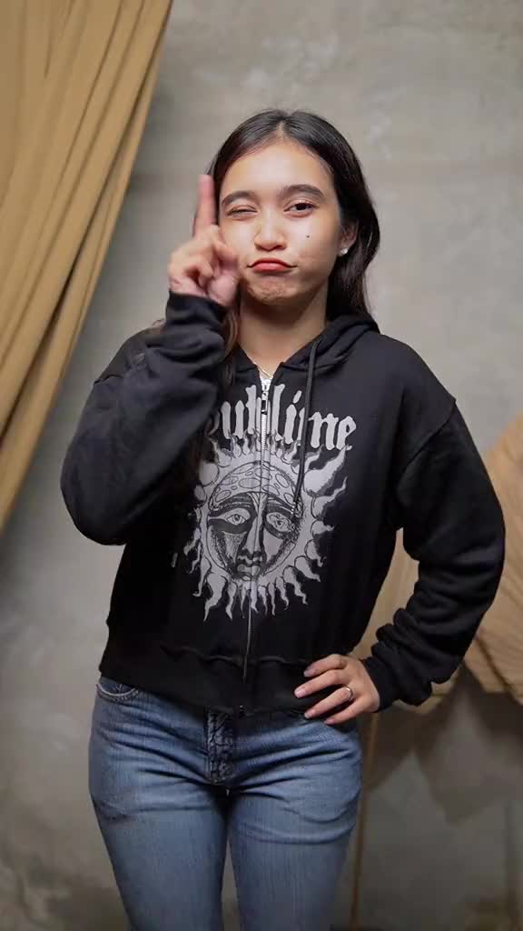 Zipper Crop Wanita Band Sublime - Hoodie Zipper Crop Bahan Fleece Lembut Halus Tebal 280-320GSM Sweater Crop Zip Basic Tangan Panjang - Hoodie Wanita Jaket Resleting