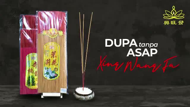 MJ Hio Dupa Xing Wang Fa Wangi / Hio Harum Tanpa Asap 500gr Merah Putih Uk 32 - 39Cm