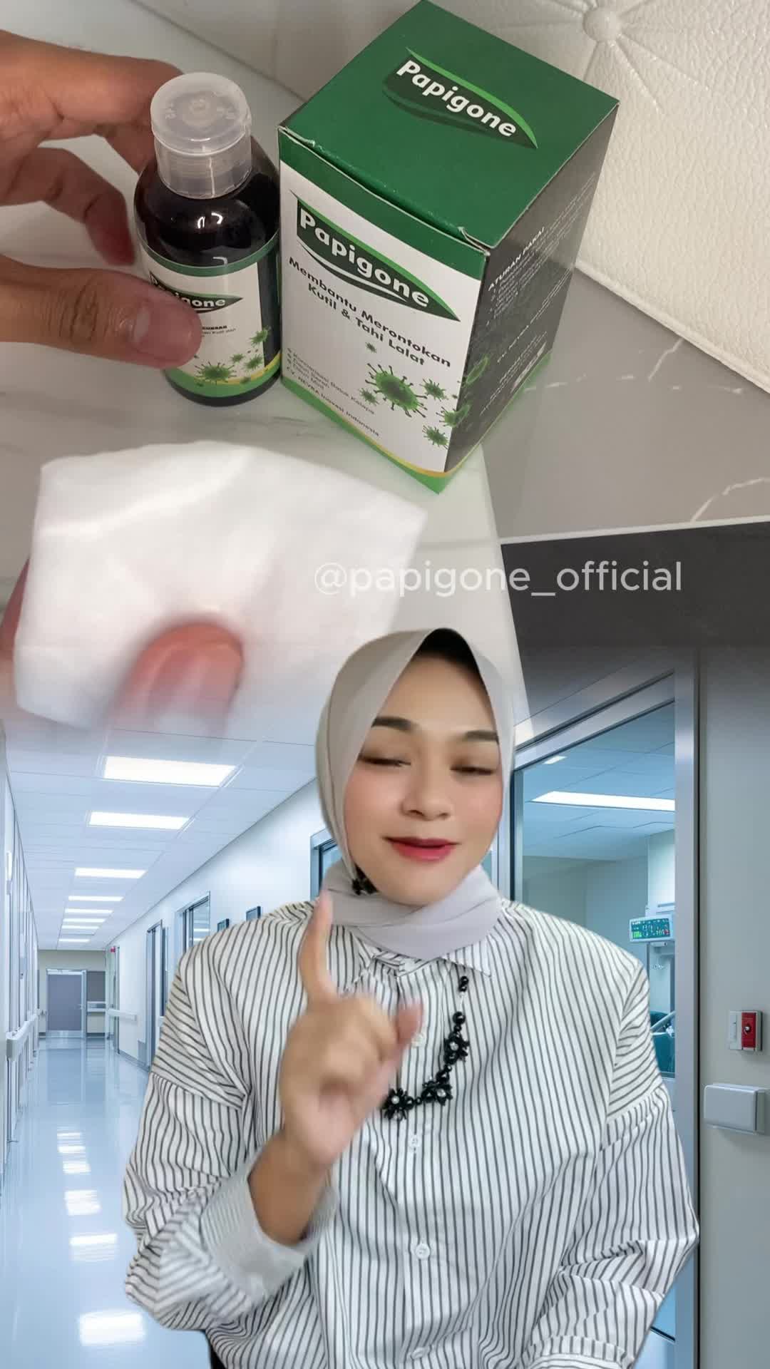 PAPIGONE Cairan Alami untuk Menghilangkan Kutil & Gatal di Kalamin - 2 Botol - Solusi Praktis & Aman - Halal & BPOM