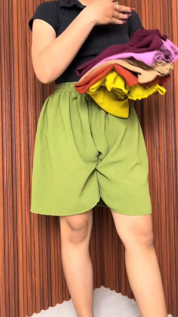 Paket 5PCS Celana Pendek Wanita Jumbo Harian Tidur – Adem, Karet, Fit Nyaman