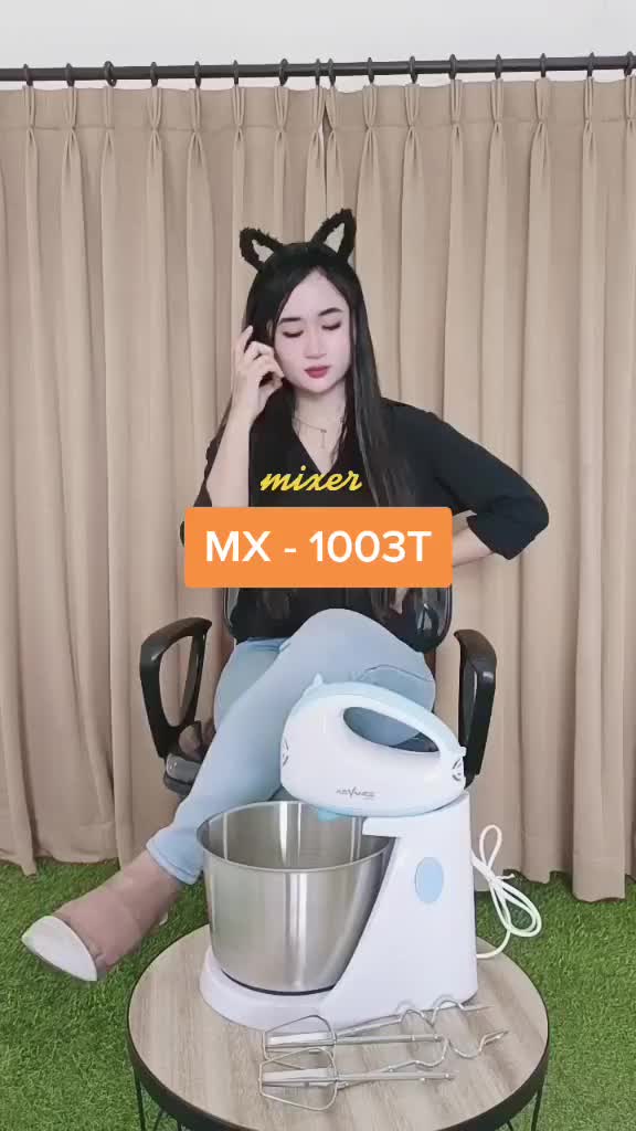 【COD】Advance MX-1003T Stand Mixer 2in1 Kapasitas 2L Speed 7 Level Garansi Resmi 1 Tahun