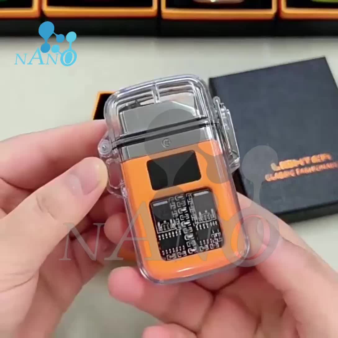 Korek Api Electric Waterproof & LED Lighter COB Classic USB Charger