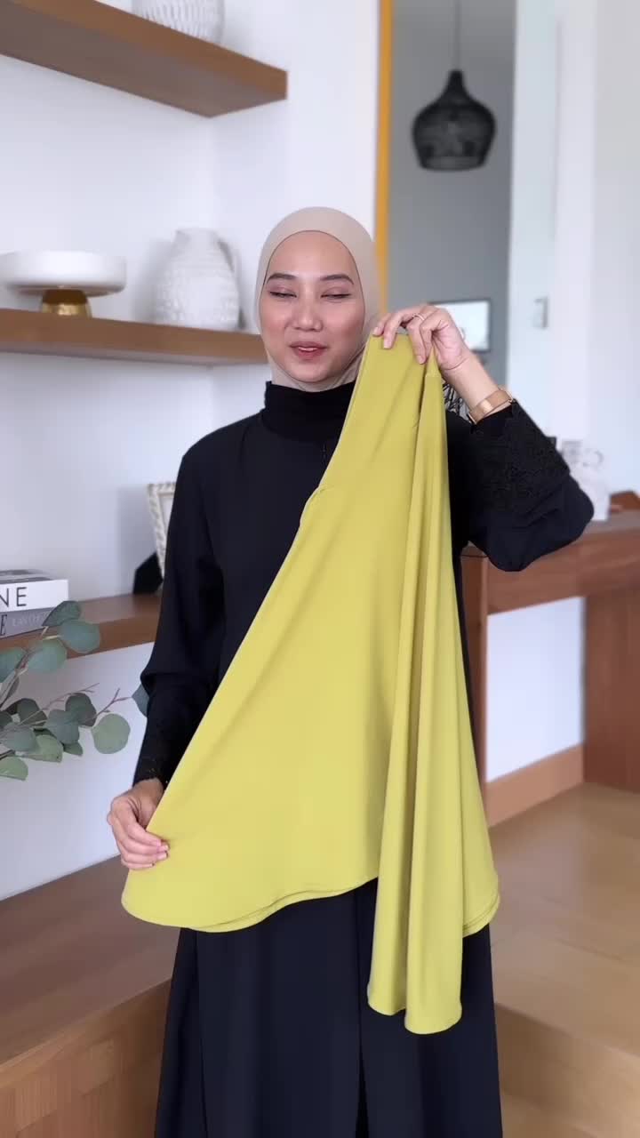 Raina Signature - Noura Jersey Bergo Instant