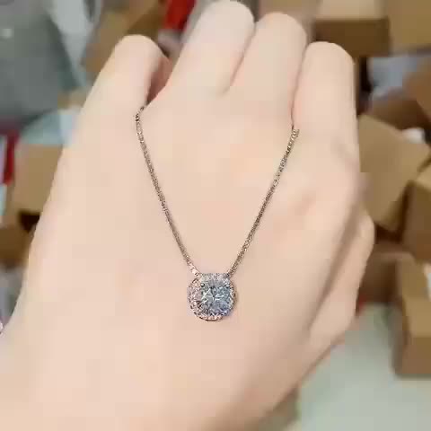 Kalung Liontin  Pendant Wanita Elegan Warna Putih dan Kuning Tali Rantai Italy Panjang 45 dan 60 cm