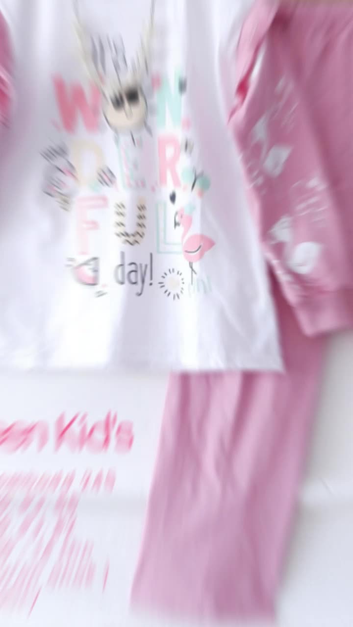 Shopakids Yukki Set Teen Kids Setelan Anak Perempuan Remaja Kaos & Celana Panjang
