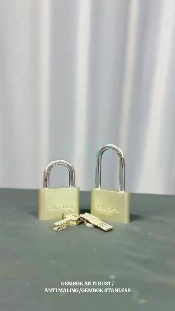 [HAO] Gembok Anti rust/anti maling/gembok stanless anti karat/gembok anti cut