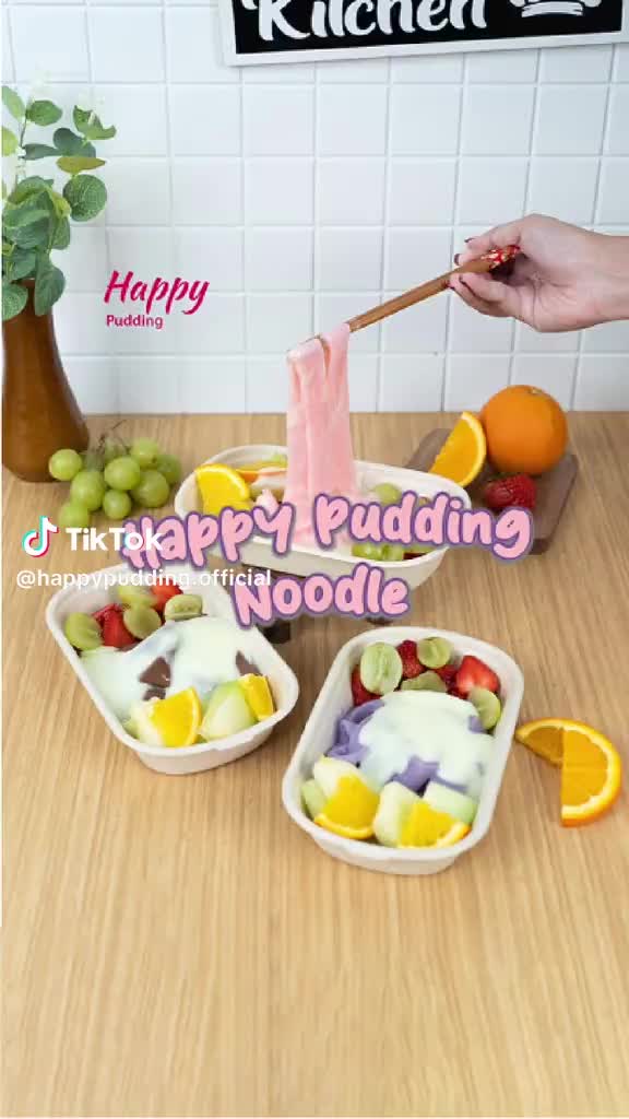 Happy Pudding Strawberry Coklat Taro Vanilla / Nutrijell Puding Bubuk Instant 60 GRAM