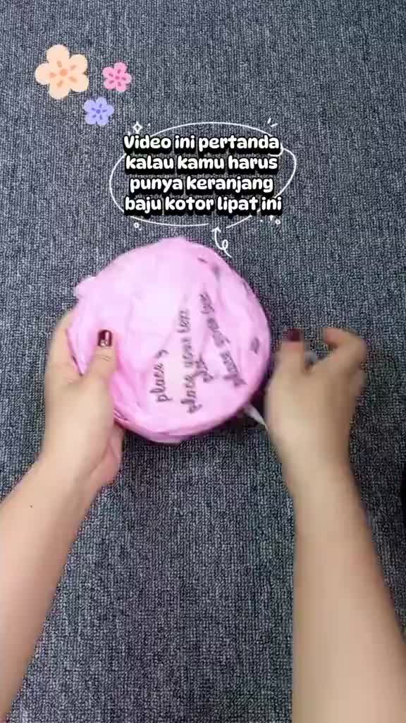 COD (YBL) Keranjang Baju Kotor Lipat Karakter Laundry Bag Portable Keranjang Cucian Dapat Dilipat Dengan Pegangan Kotak Penyimpanan Mainan Pakaian Kotor Tempat Cucian Kotor Lipat Serbaguna (BELI LOKAL)