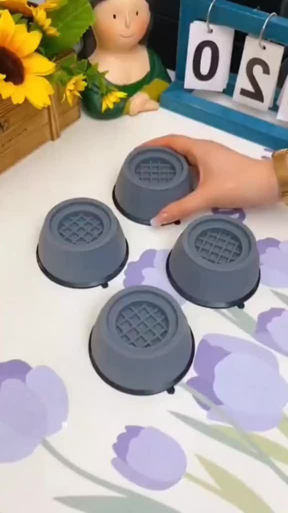 Penyangga Mesin Cuci Anti Getar Vibration Pad Peredam Getaran Alas Tatakan mesin cuci