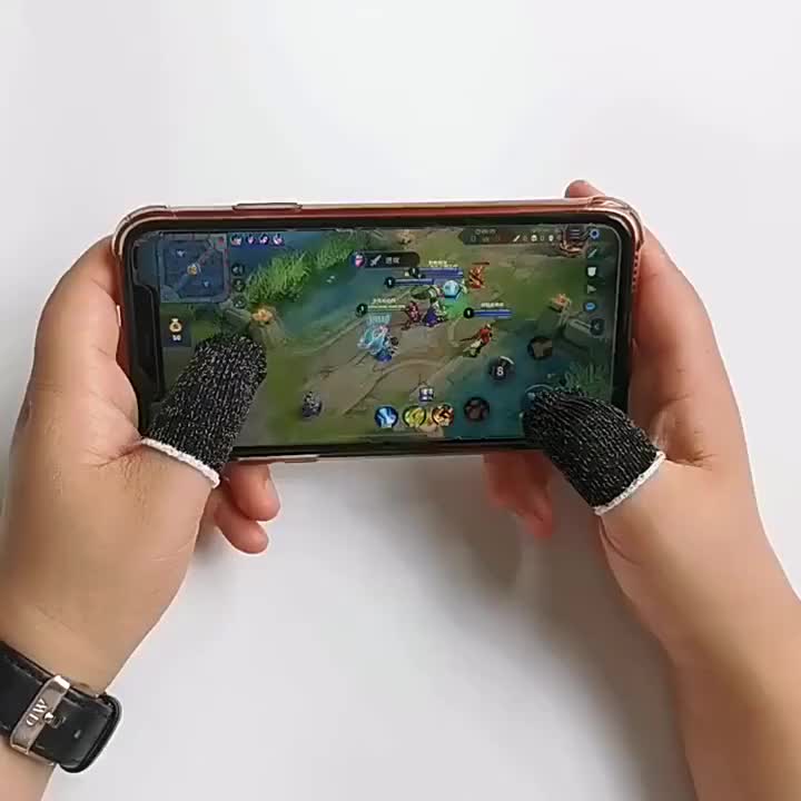 ARKANATECH Sarung Jempol Jari ISI 2 ANTI BASAH / KERINGAT Layar HP PUBG Game Ponsel Komputer
