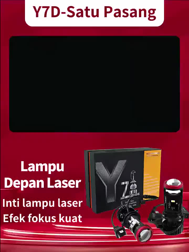 GearHive COD Lampu led mobil dan motor H4 H11 Mini Y6D Y8D Import Super Terang Lampu LED Mobil Motor Pjector Projie Super Bright  65-130 Watt Biledz lampu biled lampu depan sepeda motor laser