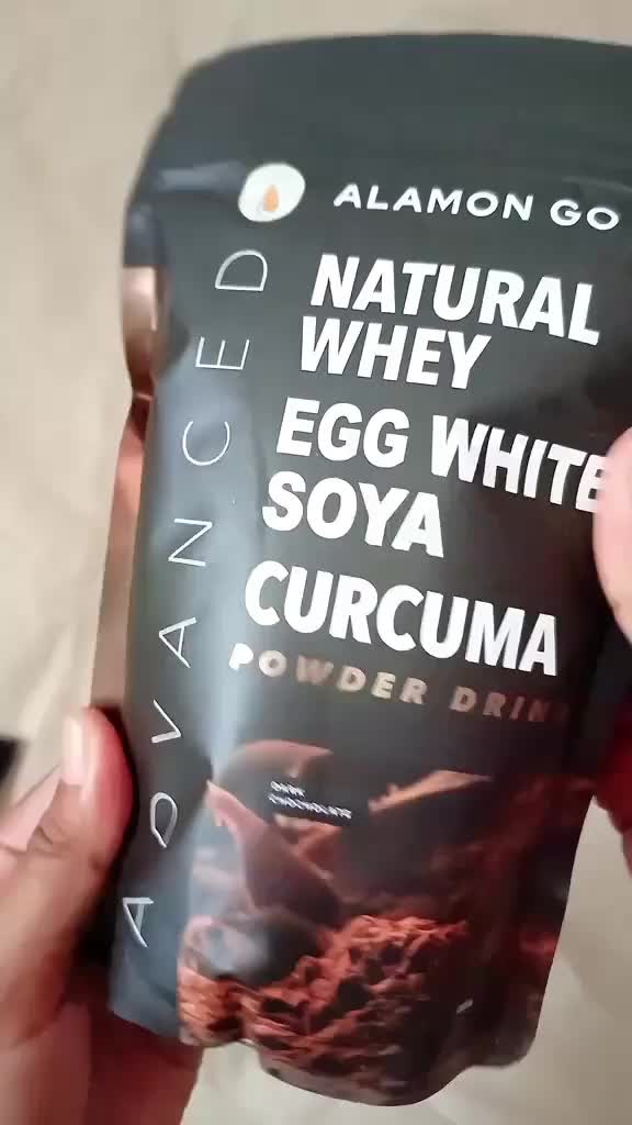 ALAMON GO GAIN Kombinasi Whey, Egg Albumin, Curcuma. 200 gram Pria Dan Wanita, Susu Protein