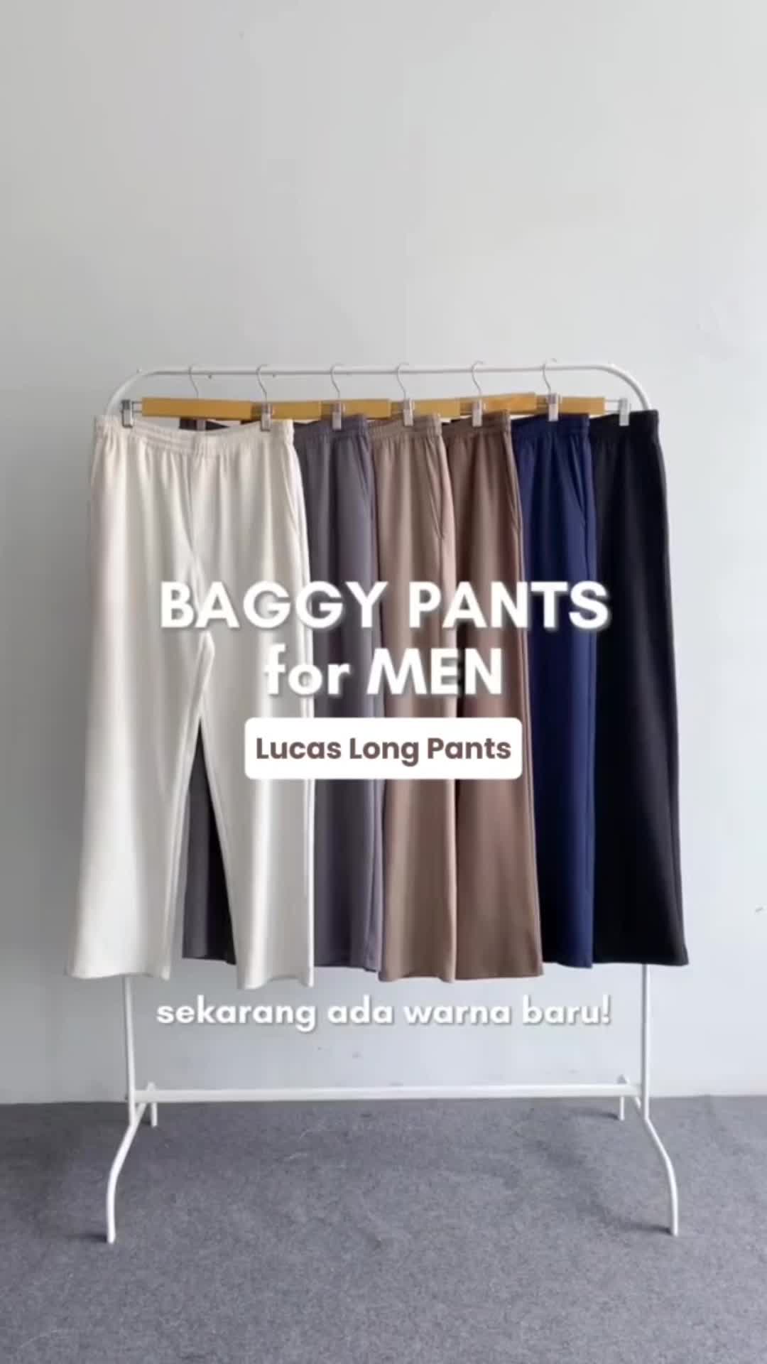 Isla For Men Lucas Baggy Pants - Celana Panjang Pria - Casual - Formal