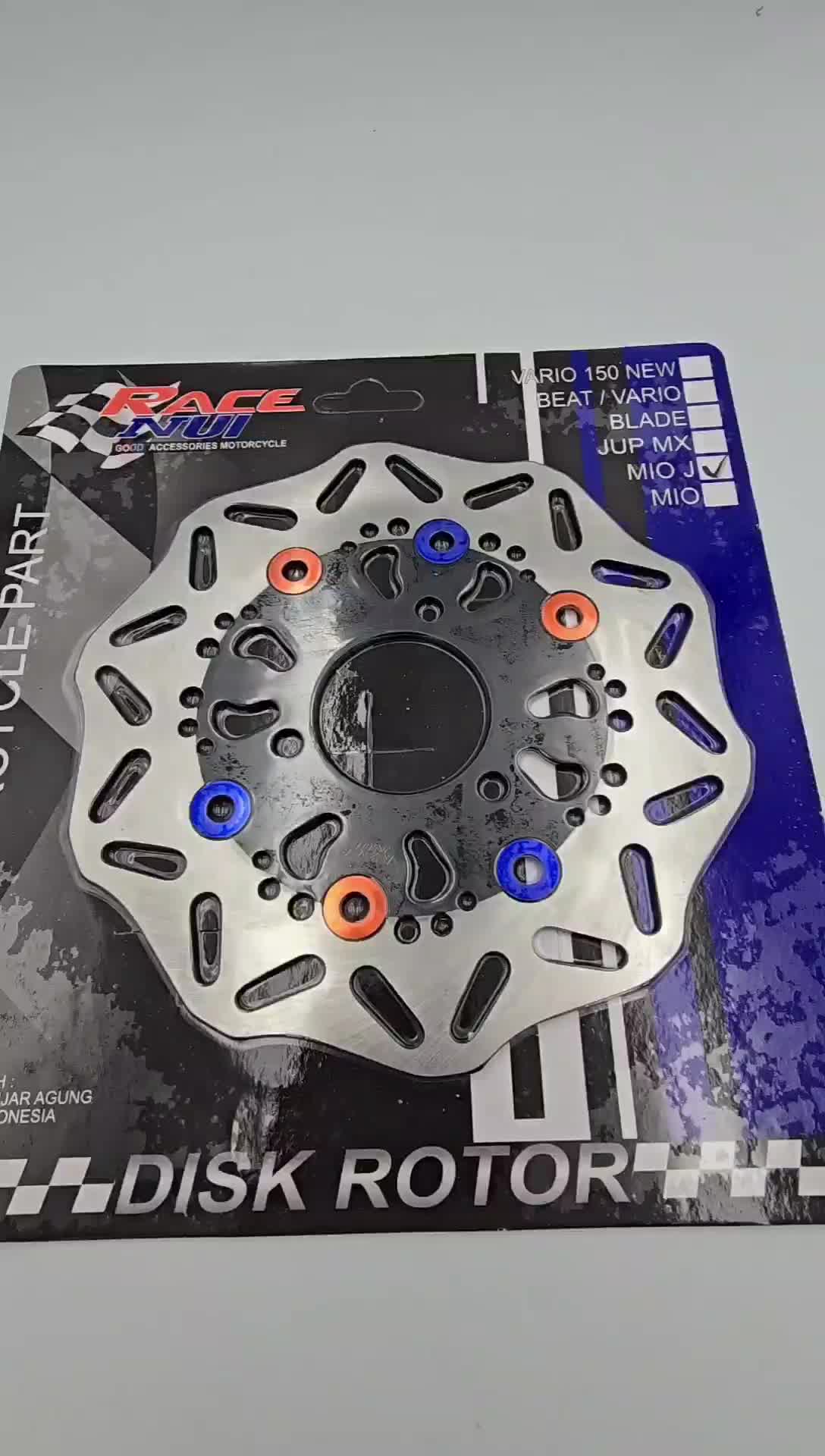 Piringan Cakram Disc Yamaha Mio J - Mio Z - Mio S - Mio M3 - Soul Gt 125 Tapak Kaki Hitam Tengah Motorcycle