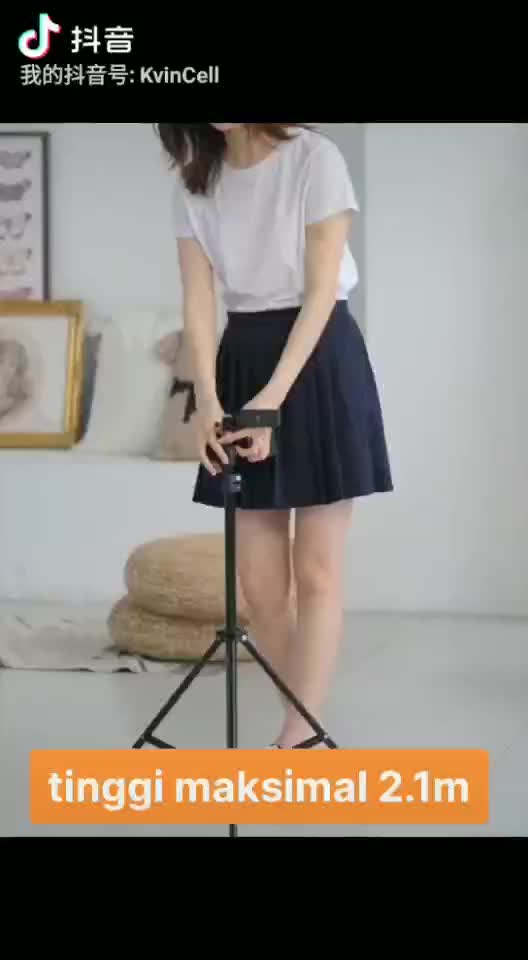 Tripod Hp Handphone 2 Meter Besi Plus Mini ball head Free Holder Hp Free Tomsis Remote Bluetooth Kamera tripod  murah