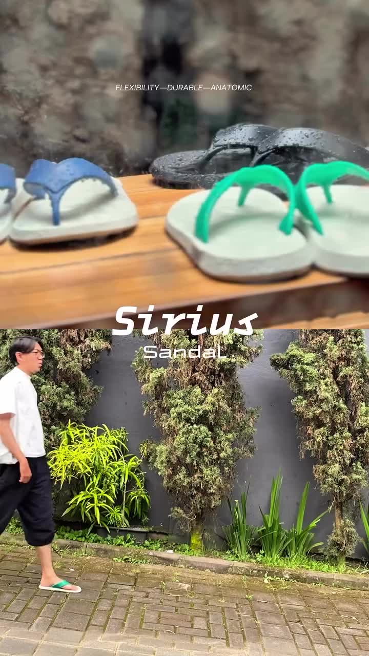 Sandal Jepit Karet Empuk Pria Dewasa Keren Kekinian GOFORT SIRIUS BLUE Sendal Flipflops Cowok Distro Original