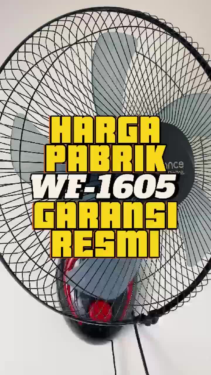 Advance WF1605 Kipas Dinding dengan Kecepatan Turbo bergaransi resmi Advance digitals Mesin