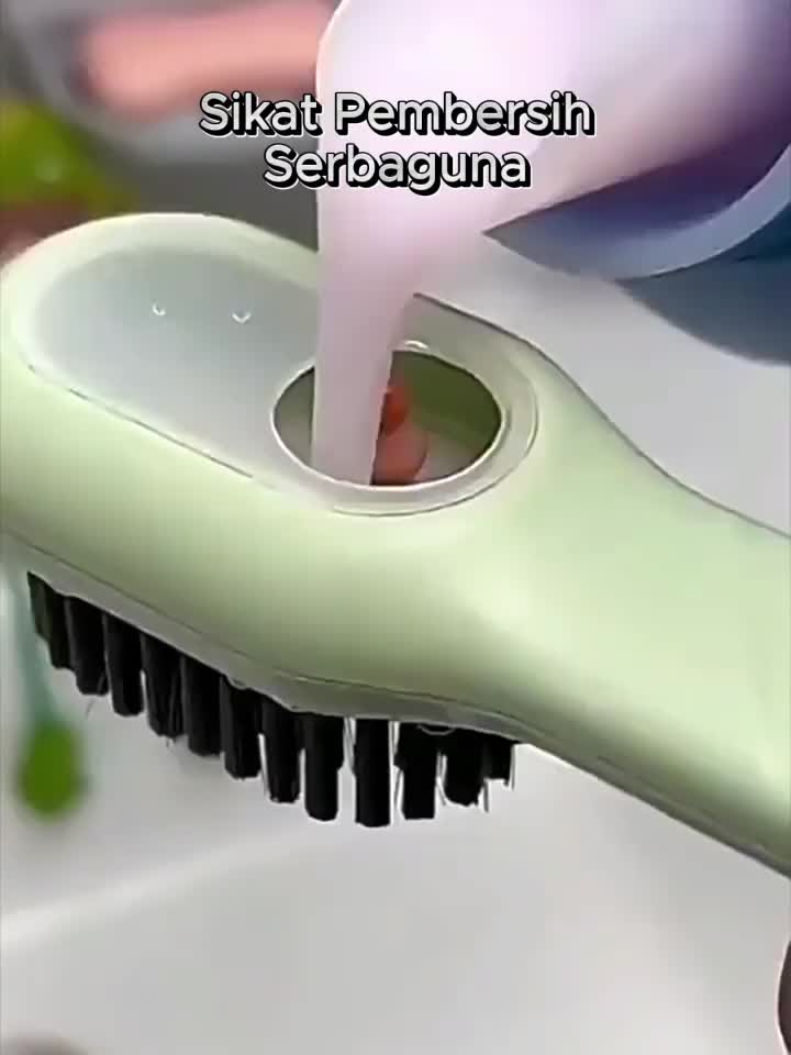 Sikat Pembersih Serbaguna Sikat Pembersih Sandal/Sepatu/Baju Cleaning Brush With Liquid Dispenser