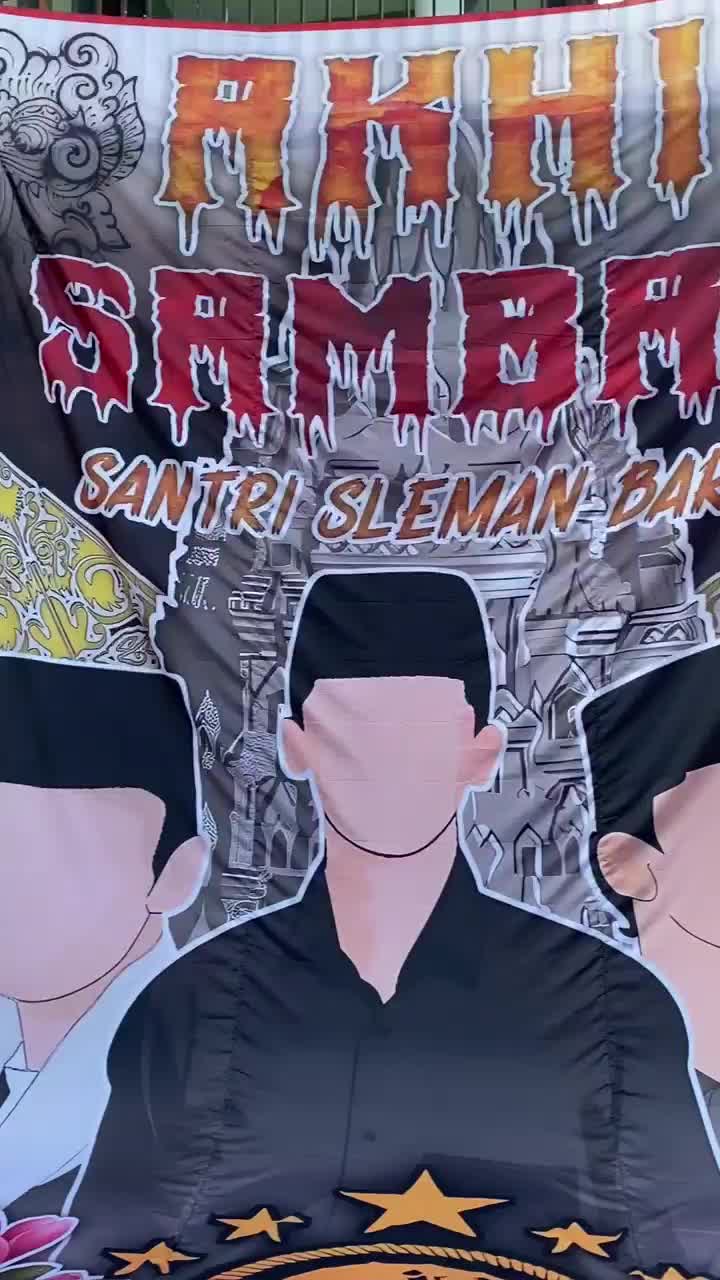CETAK BENDERA KOMUNITAS / SHOLAWAT / MAJELIS UKURAN BESAR BAHAN TC IMPORT bannerkainsoundsystem backdrop